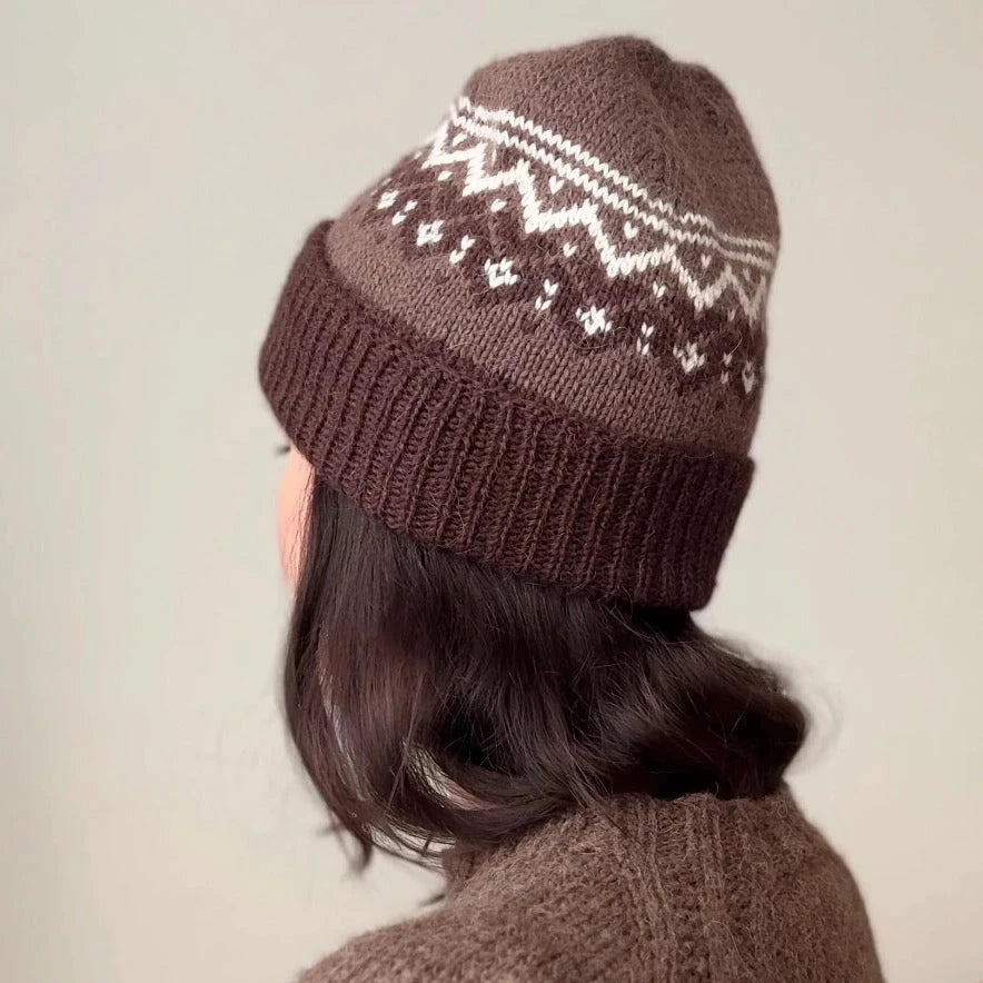 Color Peaks Beanie – Julia Piro Knits
