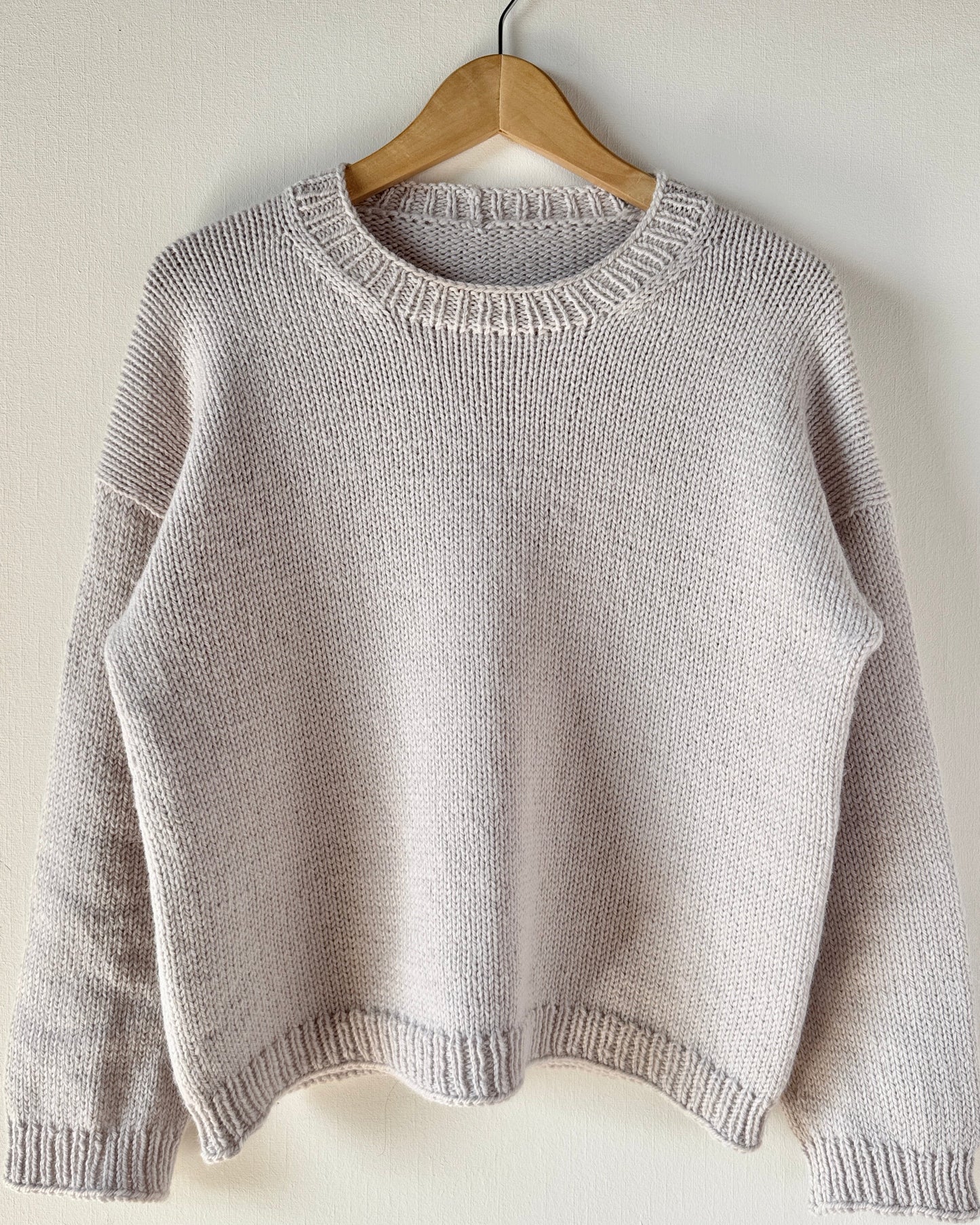 Drop in Dream Sweater in chalk by Julia Piro