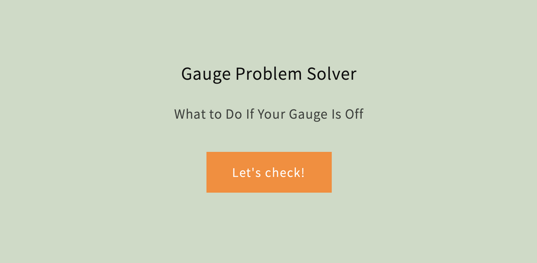 New! Gauge Problem Solver