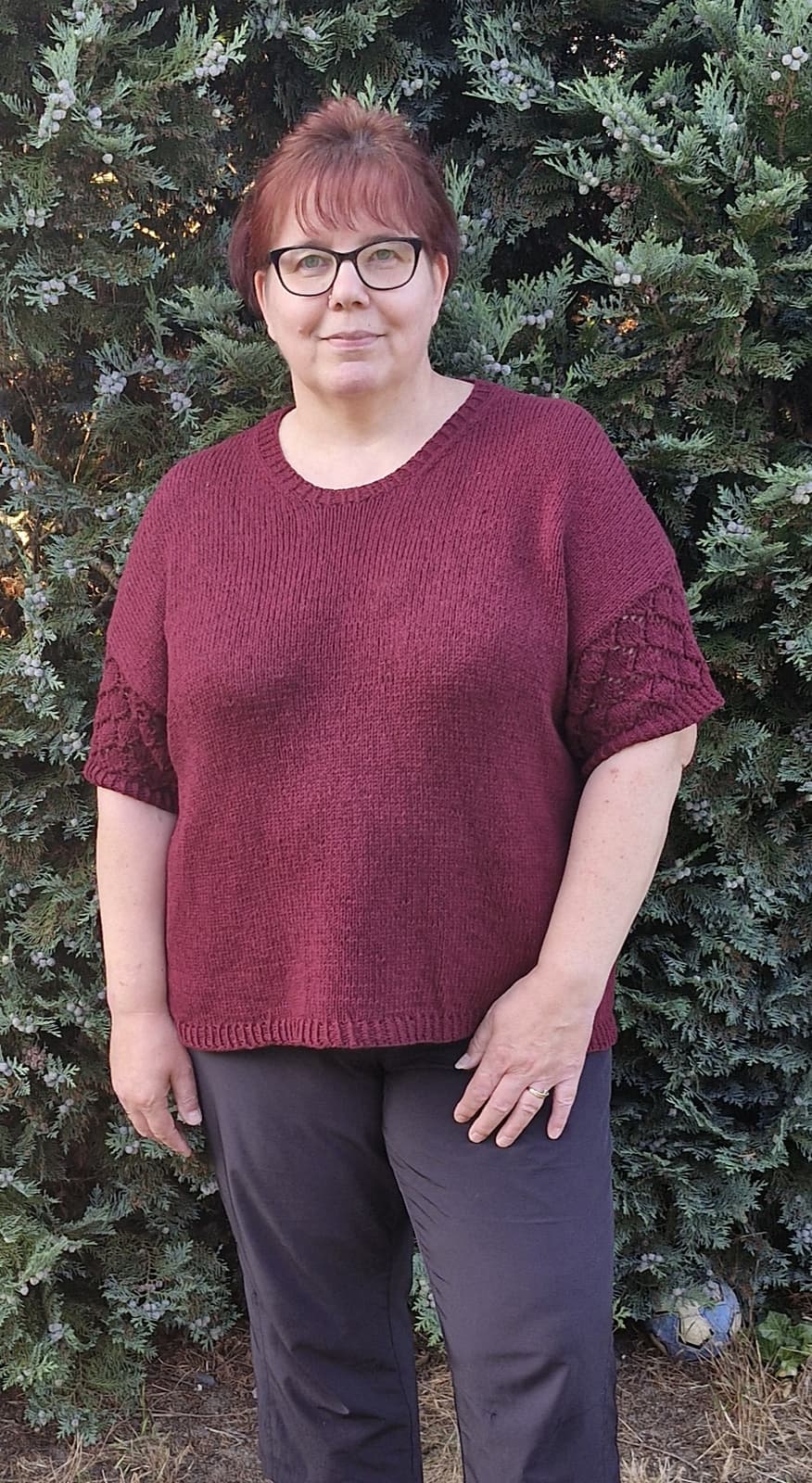 Monoko tee knitting pattern