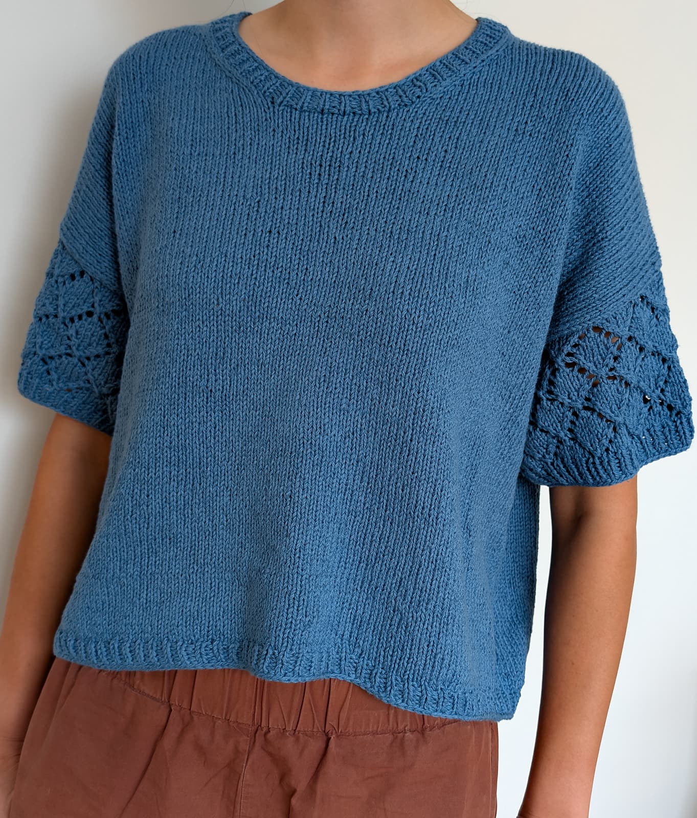 Monoko tee knitting pattern