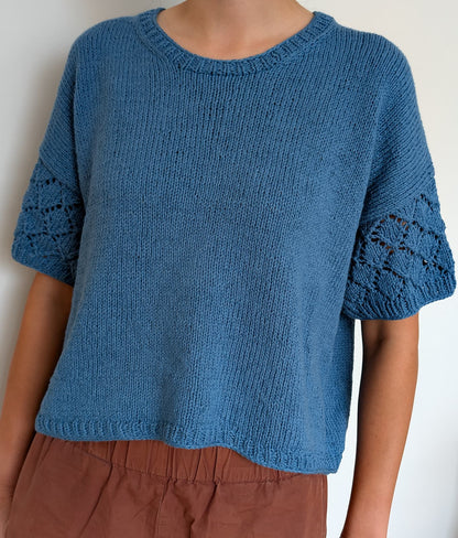 Monoko tee knitting pattern