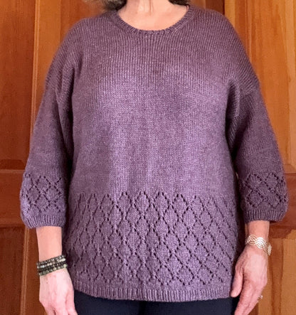 Monoko tee knitting pattern