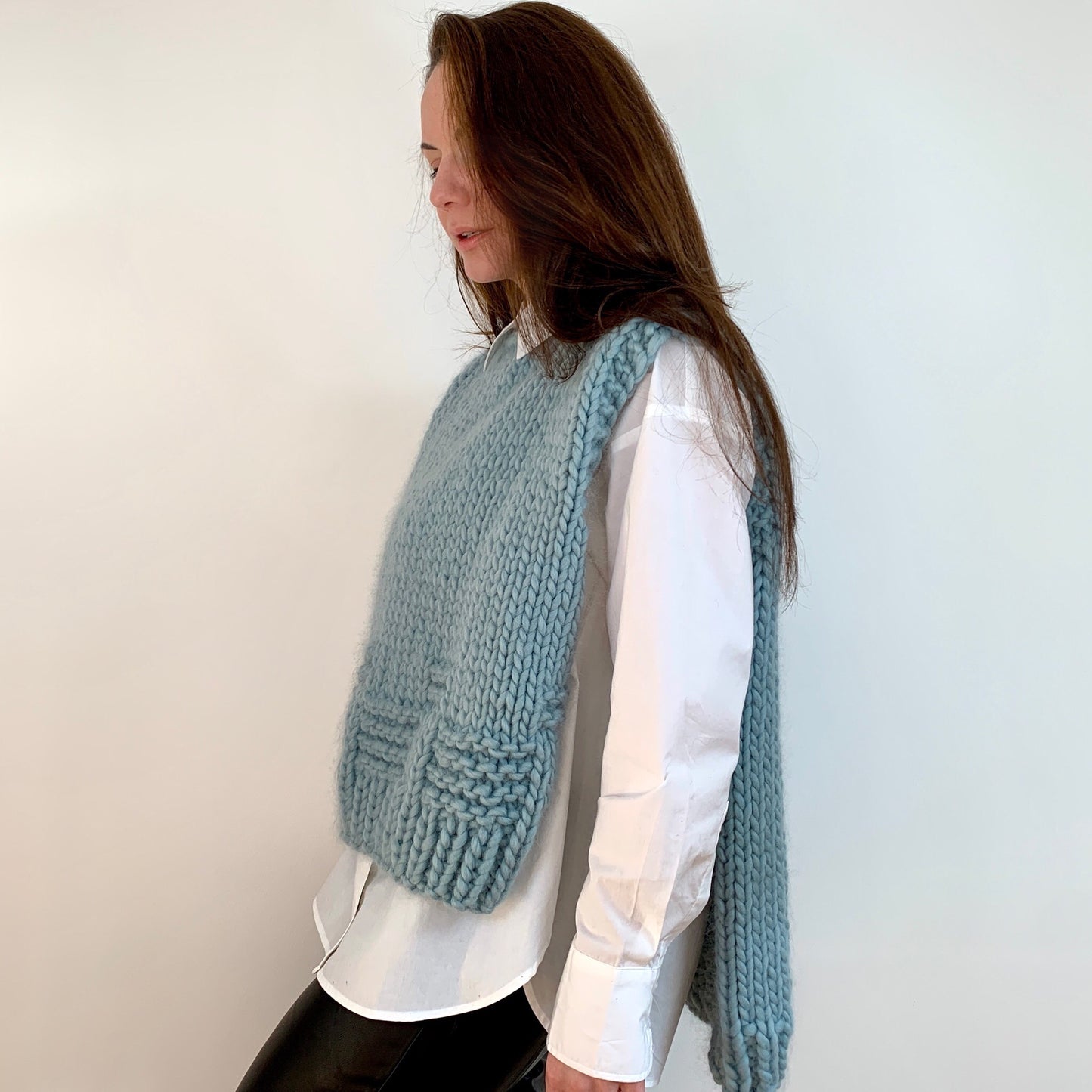 Elysian vest knitting pattern