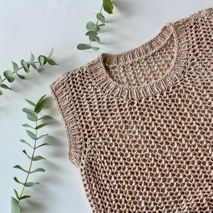 Sunlit Lace Top knitting pattern