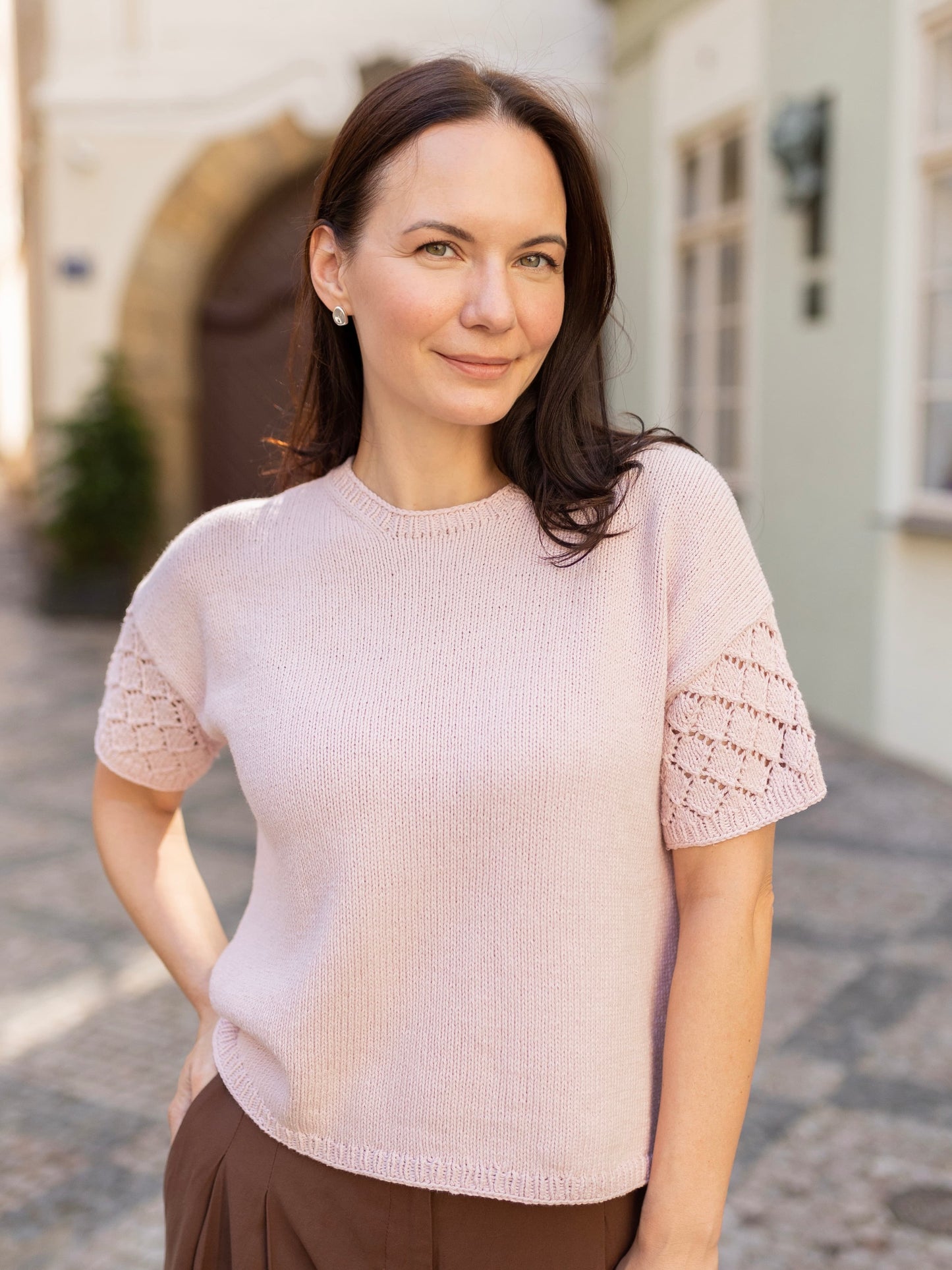 Monoko tee knitting pattern