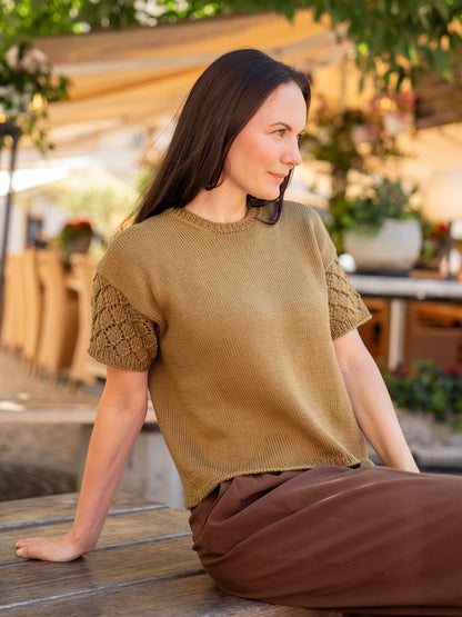 Monoko tee knitting pattern