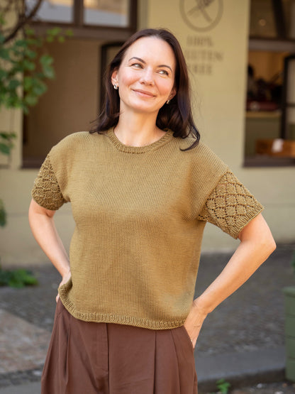 Monoko tee knitting pattern