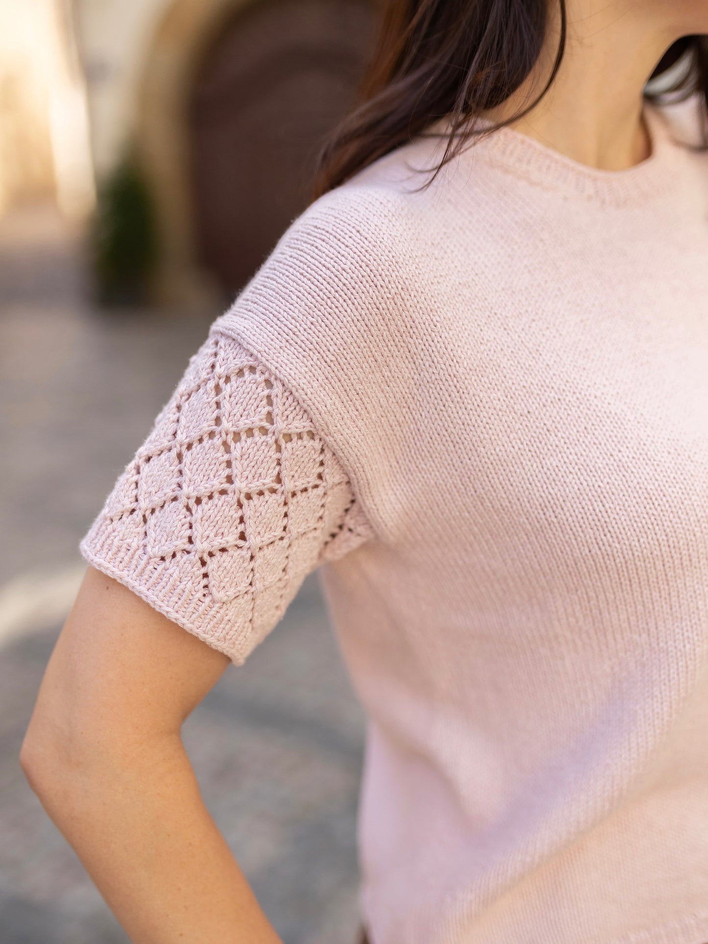 Monoko tee knitting pattern
