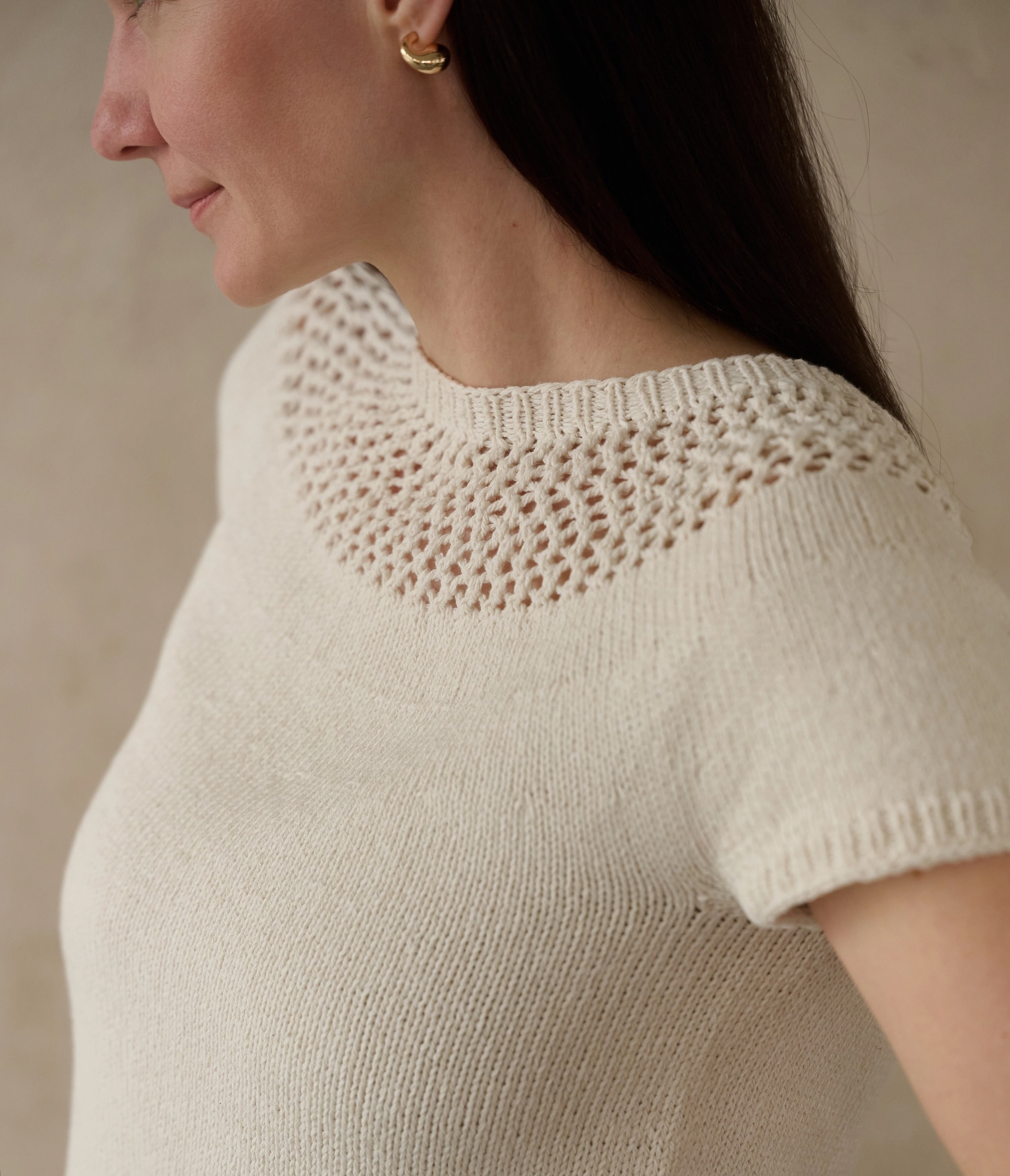Nuance tee knitting pattern – Julia Piro Knits