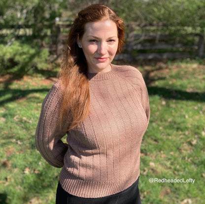 Weekend Glow sweater knitting pattern