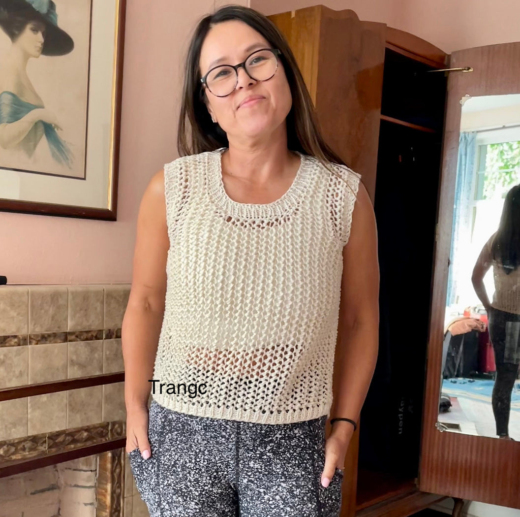 Sunlit Lace Top knitting pattern