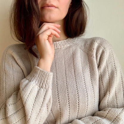 Weekend Glow sweater knitting pattern