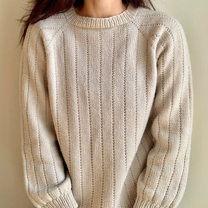 Weekend Glow sweater knitting pattern