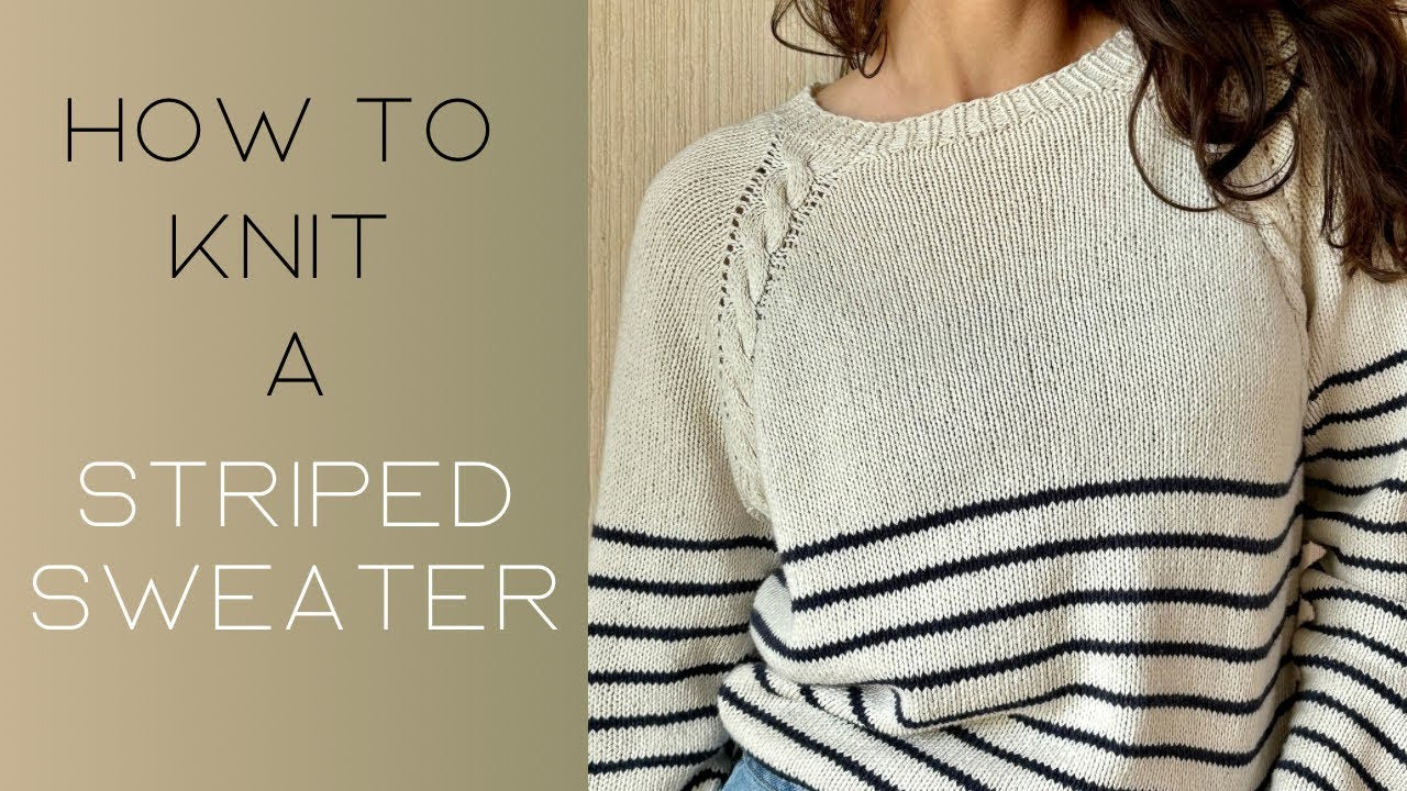 Load video: In this step-by-step video tutorial I will show you, how to knit the Daydream Zephyr sweater, which is perfect for adventurous beginner knitters.