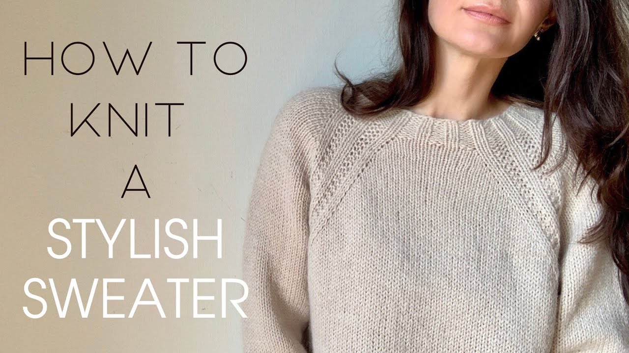 Load video: In this step-by-step video tutorial I will show you, how to knit the Mellow Mood sweater, which is perfect for beginner knitters.