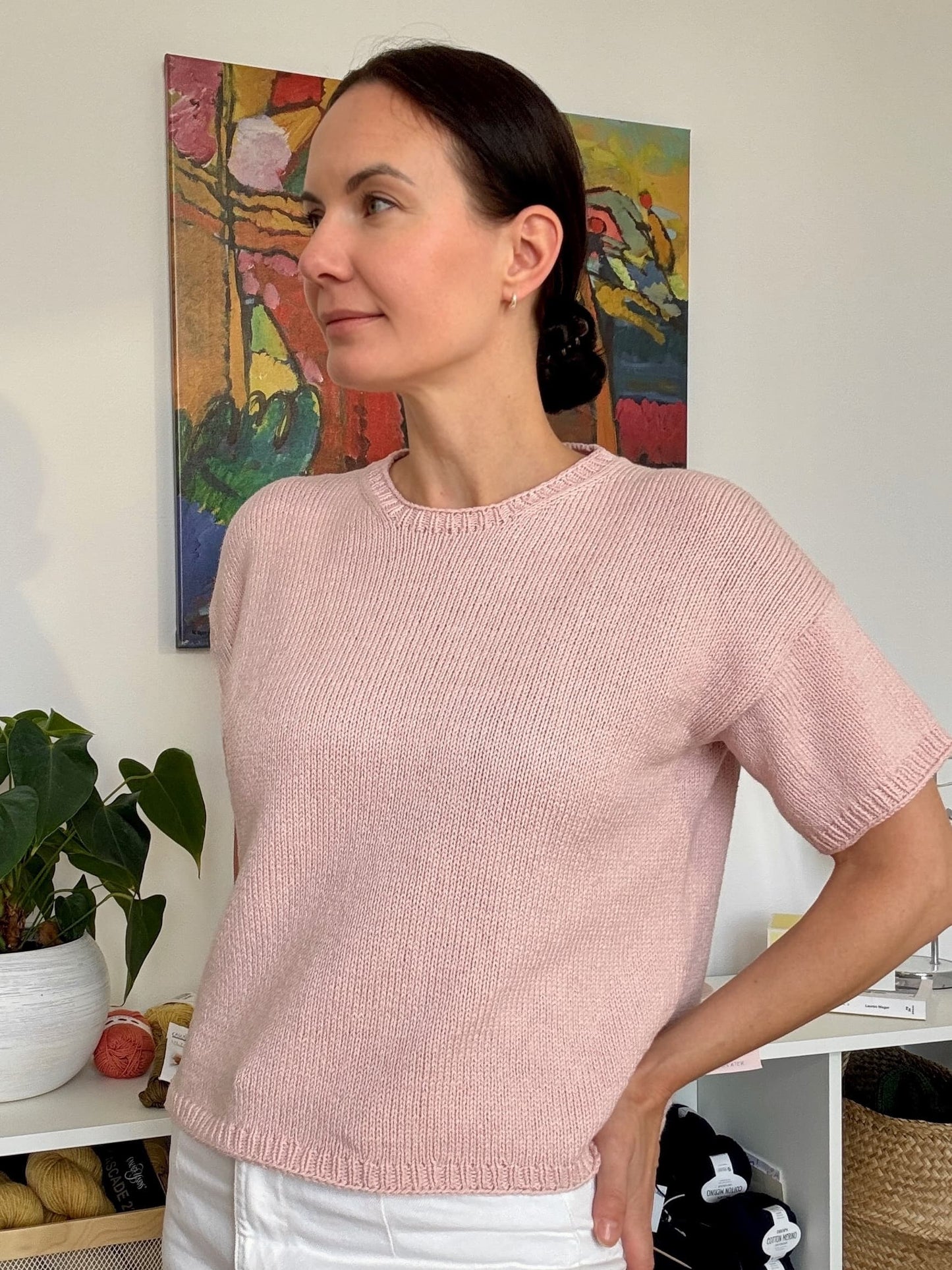 Monoko tee knitting pattern