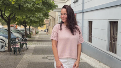 Monoko tee knitting pattern