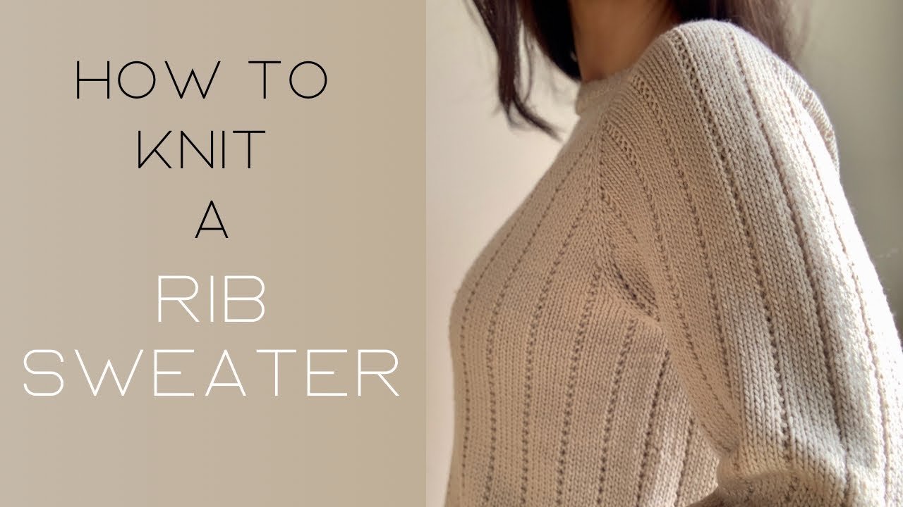 Load video: In this step-by-step video tutorial I will show you, how to knit the Weekend Glow sweater, which is perfect for adventurous beginner knitters.