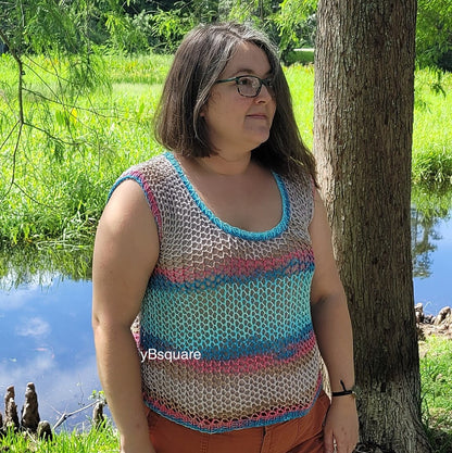 Sunlit Lace Top knitting pattern